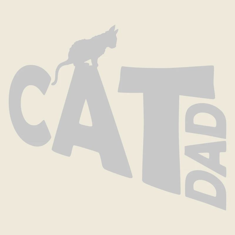 Cat Dad Logo Design