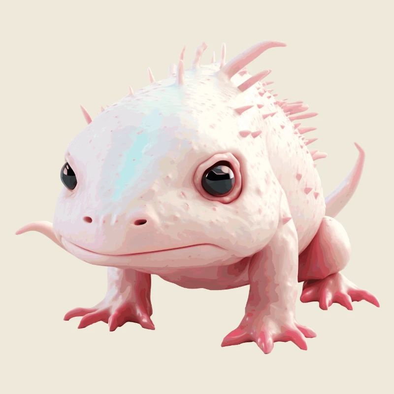 Small Baby Axolotl for Animal Lovers