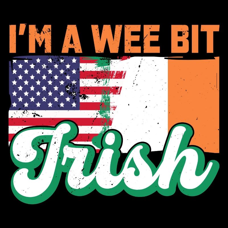 Irlande drapeau trèfle origine père de vacances