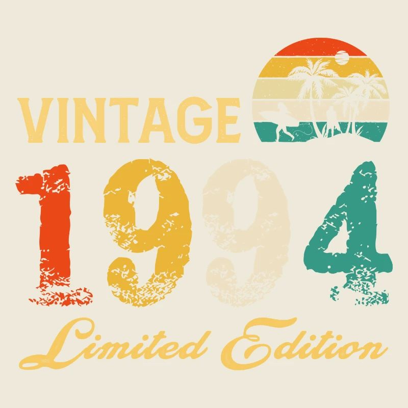 Vintage 1994 Edition Limitée Made In 1994 Anniversaire