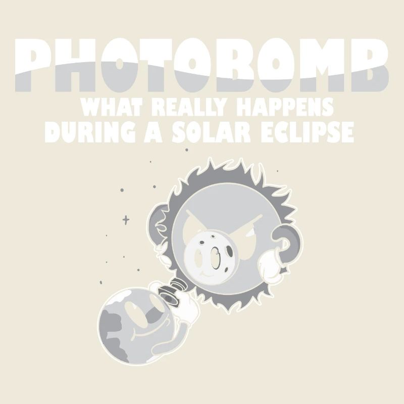 Total Solar Eclipse 2024 Totality Photobomb Sun