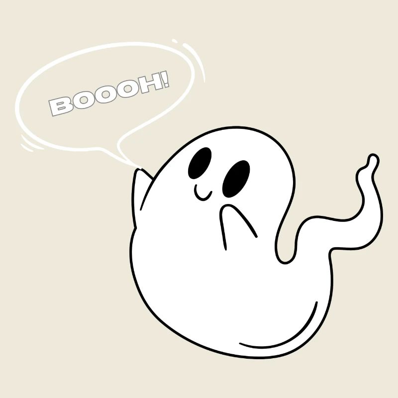 Le petit fantôme dit boooh !