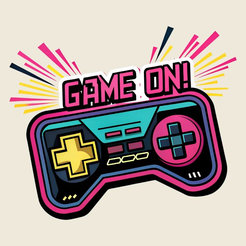 GAME ON. GAME CONTROLLER. GAME PAD