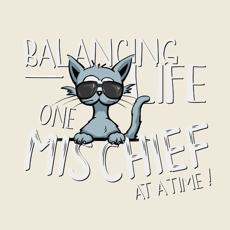 Balancing Life One Mischief At A Time! Cat