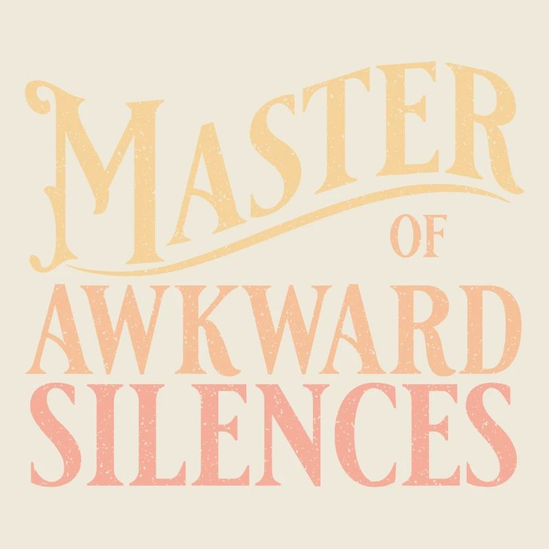 Maître des silences gênants en jaune