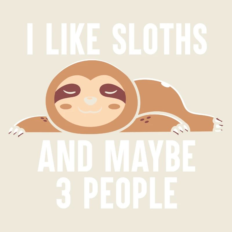 Faultier Faules Nickerchen Müde Langsam Schläfrige Faultiere