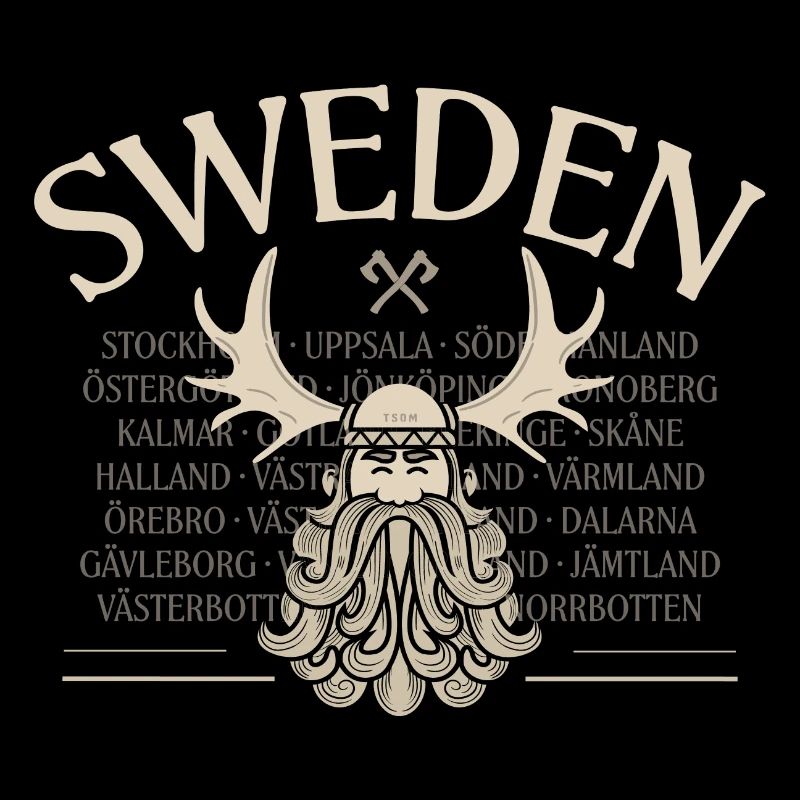 Suède - Barbe de Viking - Mousses