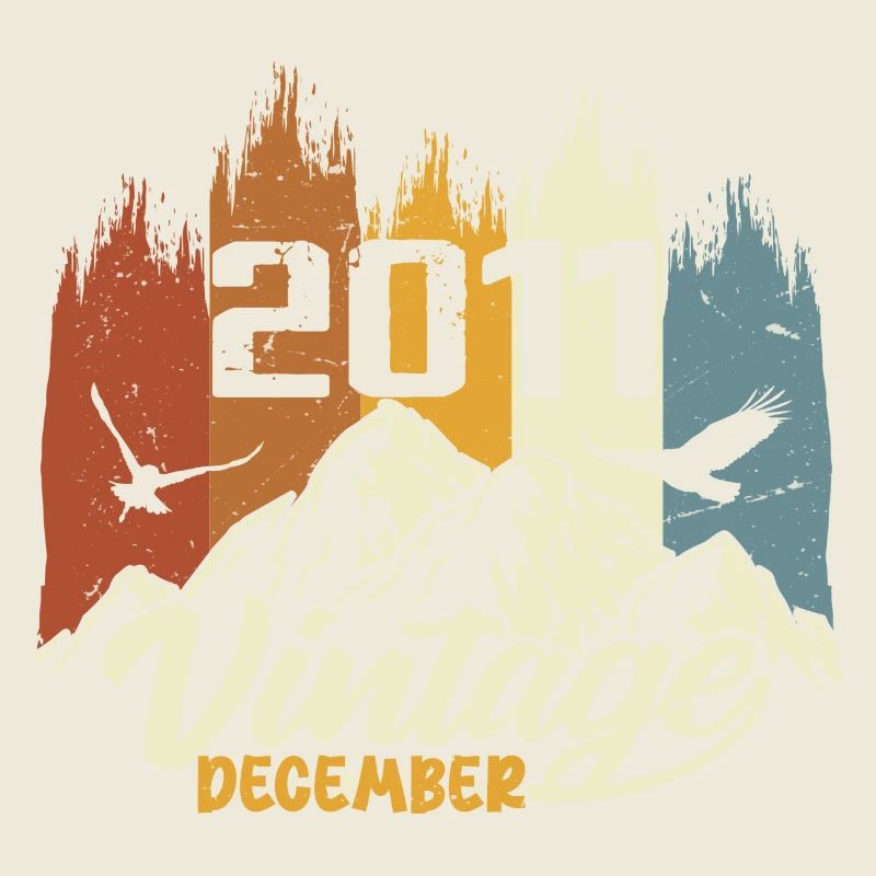 Geburtstagsgeschenk geboren im Dezember 2011