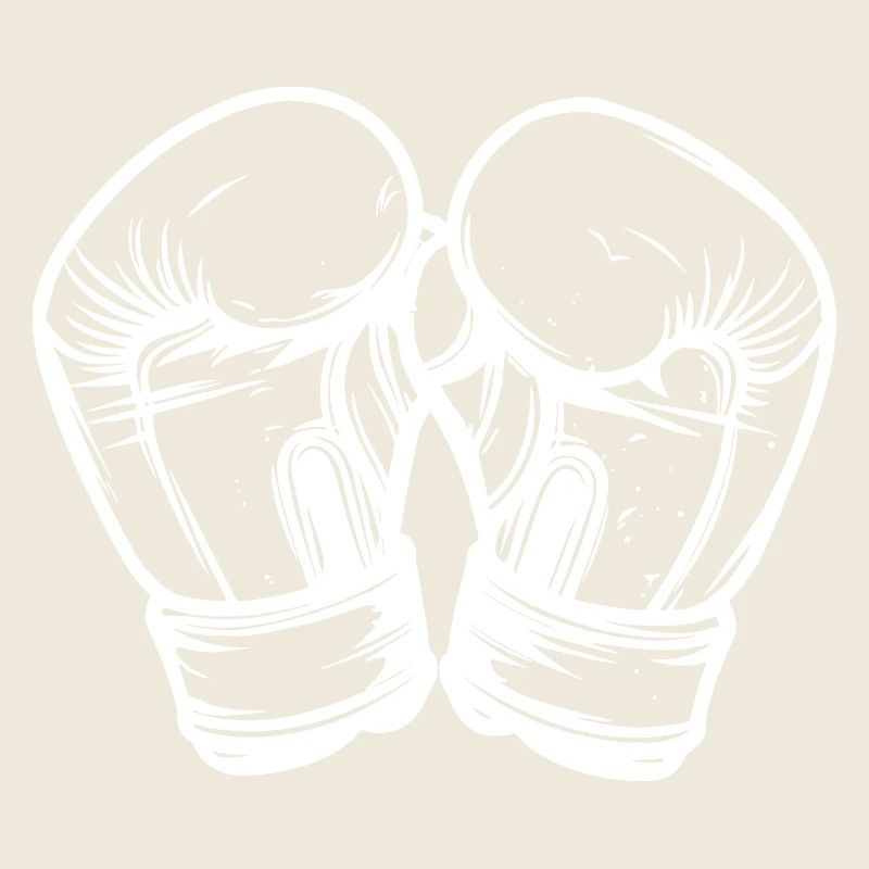 Kickboxing Gloves Drawing