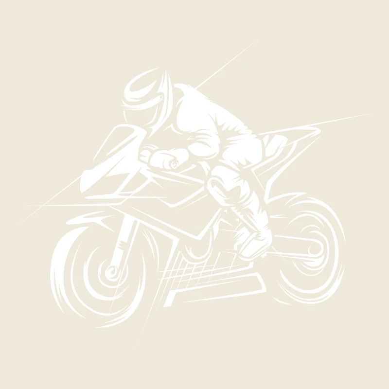 Illustration de course de moto - Biker Racing