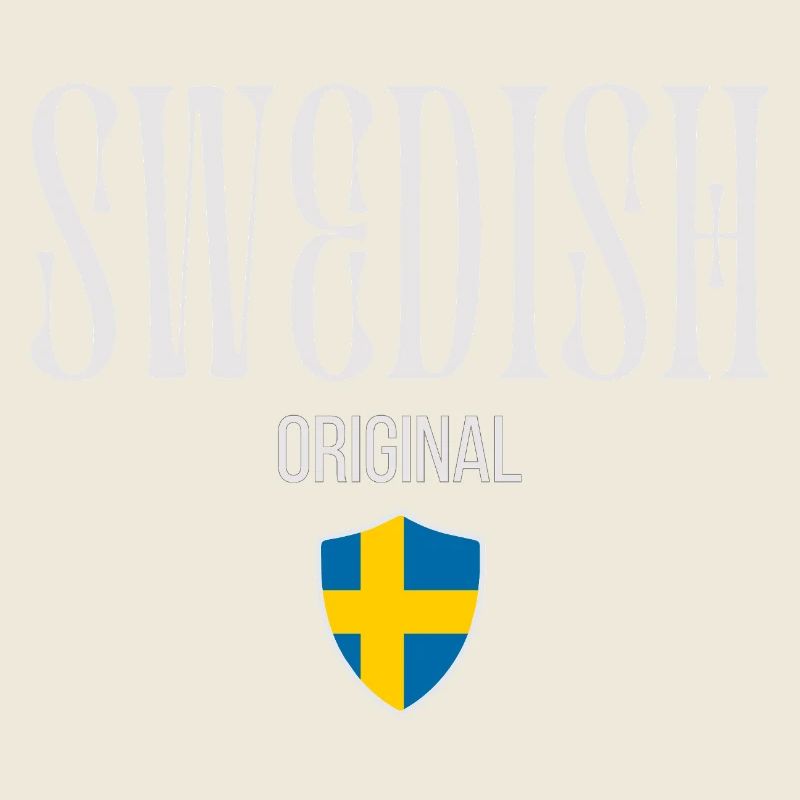 Original schwedisch, schwedischer Stolz