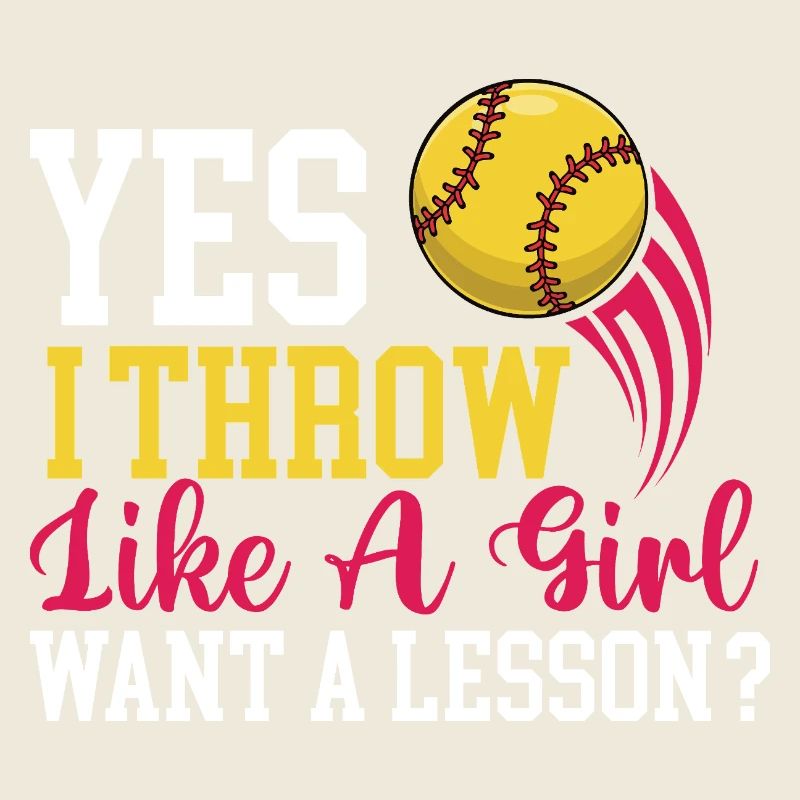 Ja, ich warf wie ein Mädchen, will eine Lektion