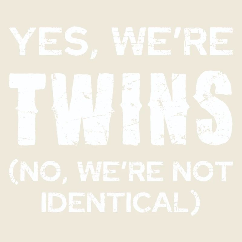 Twin joke: Not identical