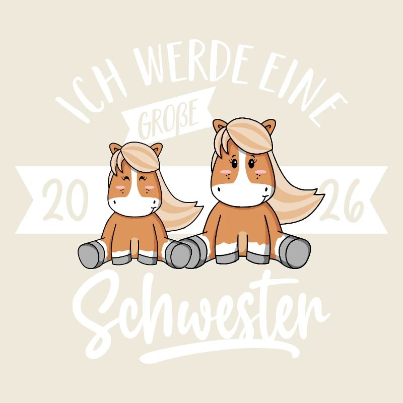 Ich werde eine Große Schwester 2026 Baby 