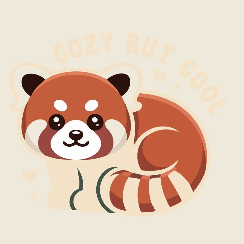 Kuscheliger Roter Panda CUTE BUT COOL