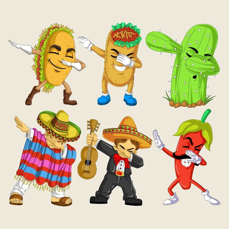 Cinco de Mayo Dab-Hemd