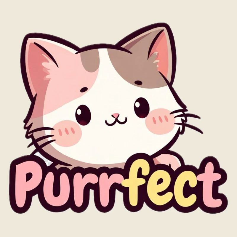 Purrfect Kätzchen Cartoon
