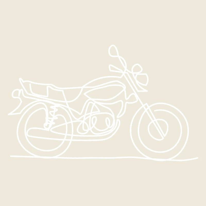Biker Geschenk Motorrad Linie ART Geschenk
