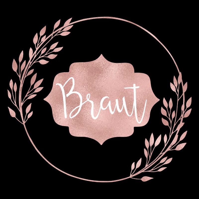 Braut Rosegold