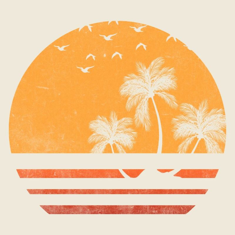 Palm Sunset Silhouette