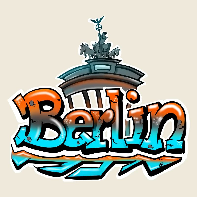 Berlin Graffiti Schriftzug