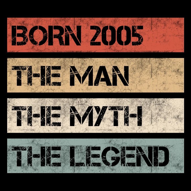 Man Myth Legend 2005 18th Birthday Gift