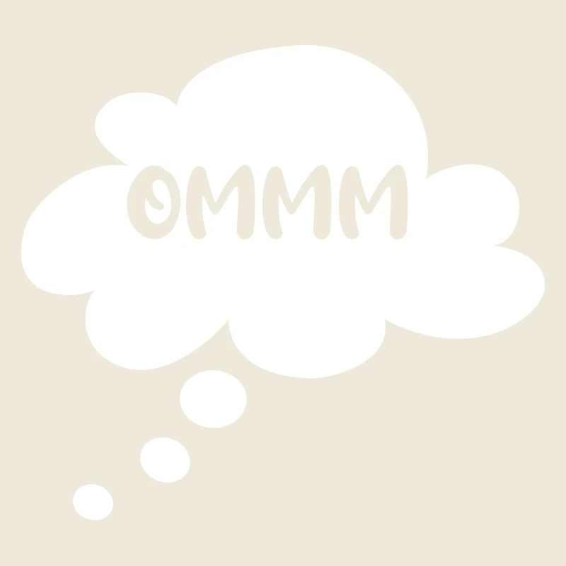 Om Cloud Thought Bubble Yoga Speech Bubble Meditation