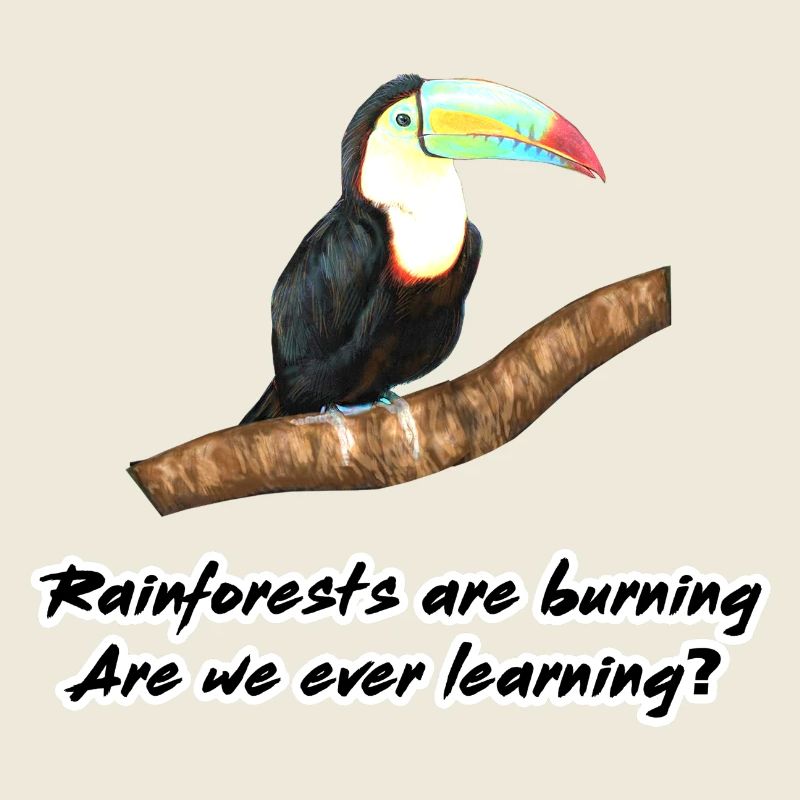 Rainforests are burning