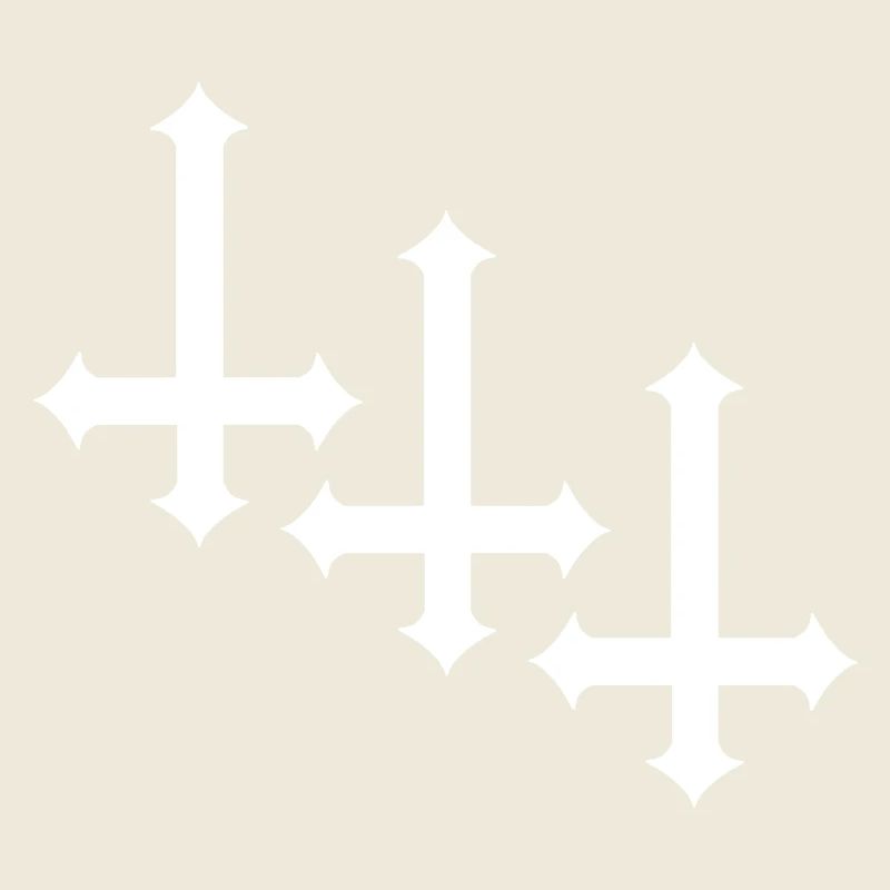 Gothic Kreuz kopfstehend