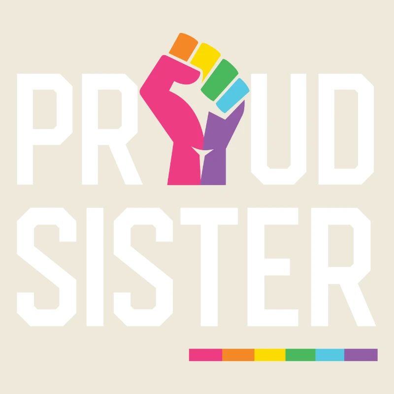 LGBT Pride Month - Stolze Schwester