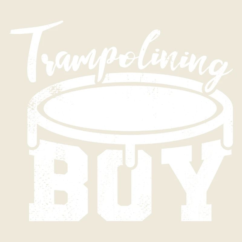 Trampolinspringer Junge