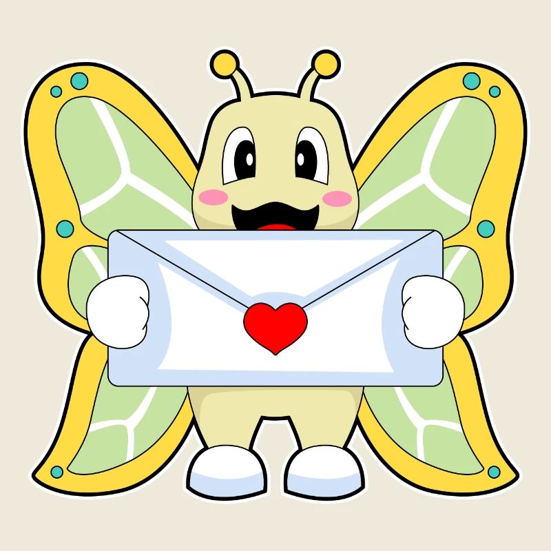 Schmetterling Brief