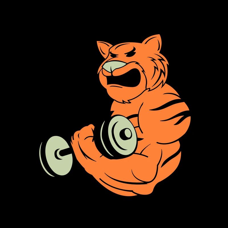 Tiger Muscle Bodybuilder