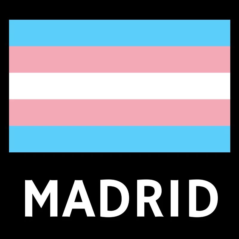 Drapeau de la Trans Pride Madrid