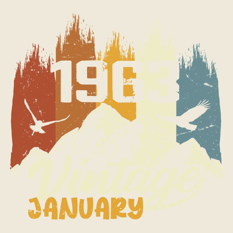 Anniversaire Janvier 1963 - Cadeau Janvier 1963