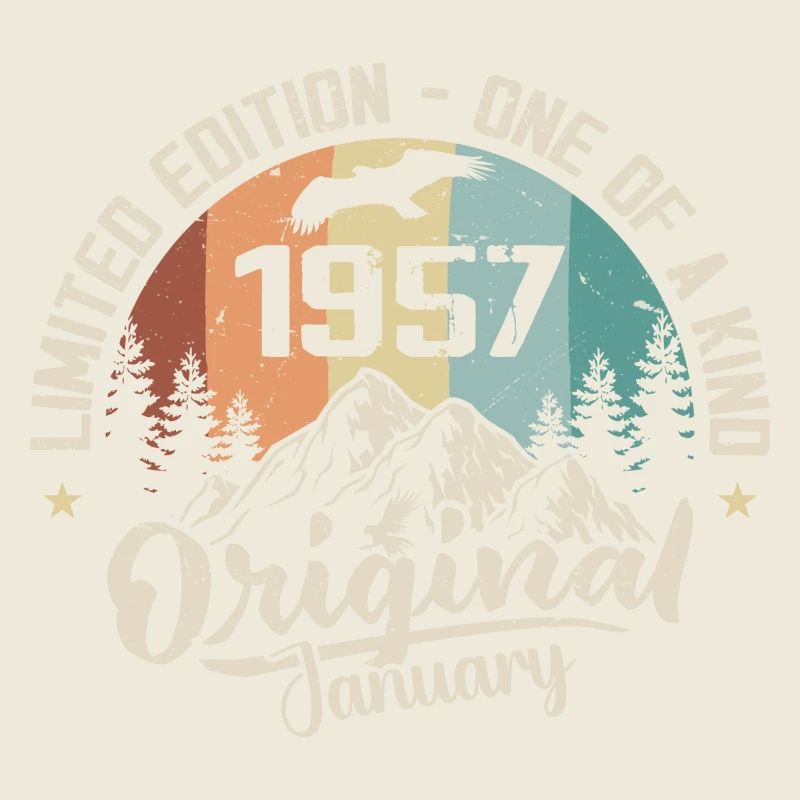 January 1957 Original 68th Birthday Gift