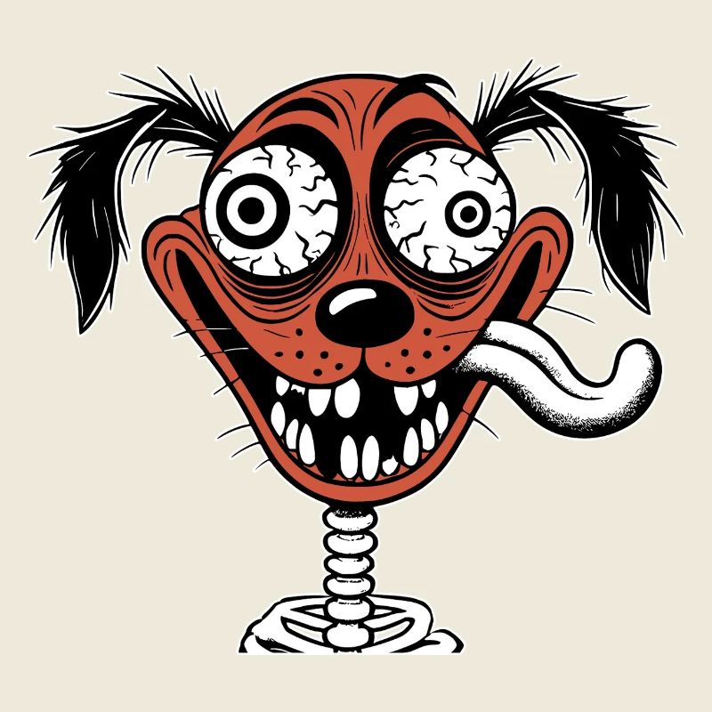 Chien idiot
