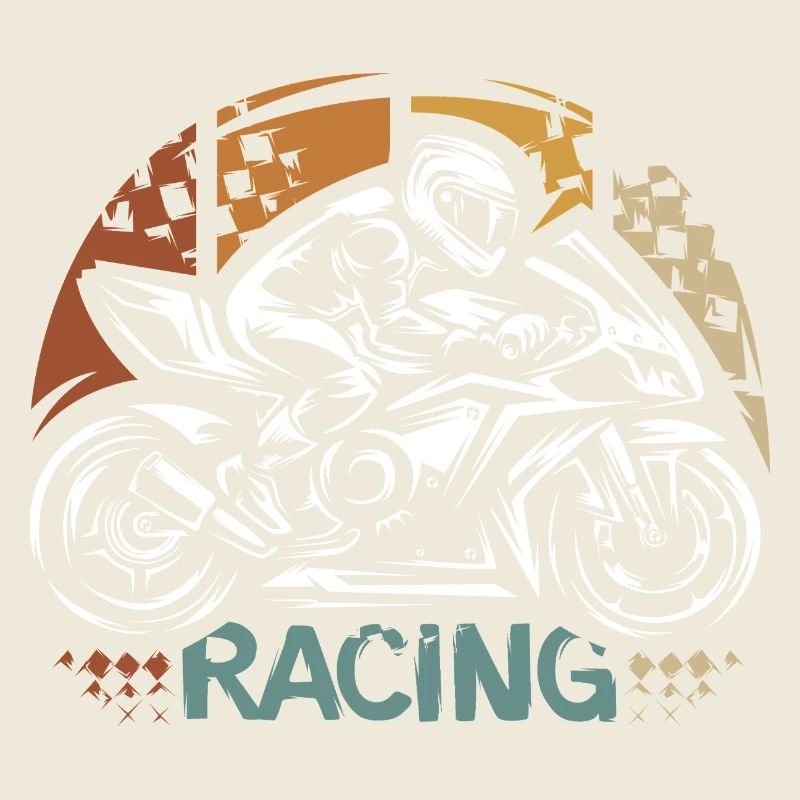 Conception de course de motos – Retro Racer