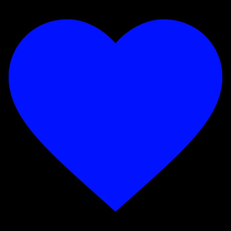 Le cœur bleu