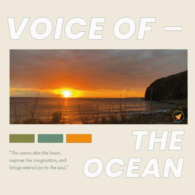 Coucher de soleil sur l’océan