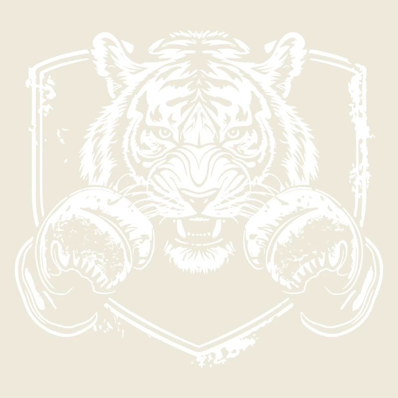 Tigre fort avec pose de combat