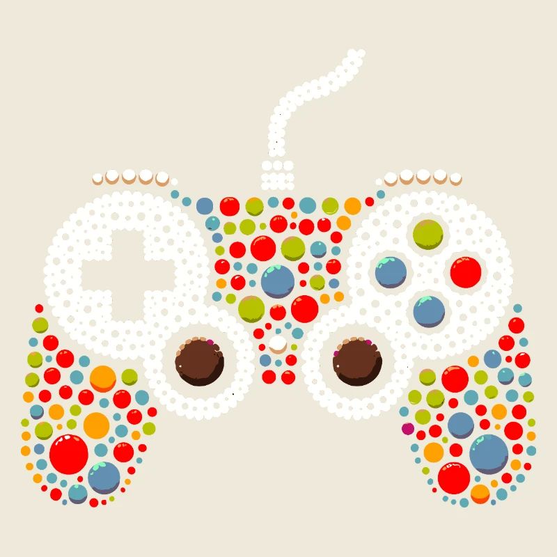 Manette de jeu Pointillist