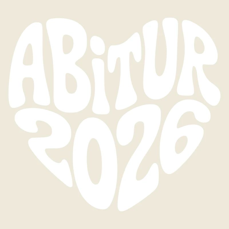Abitur 2026 Herz Form