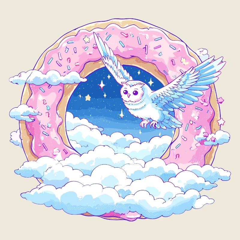 Donut Sky Owl Flight