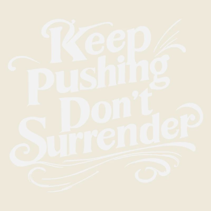 Weiter drängen, nicht aufgeben – Motivation Skript W