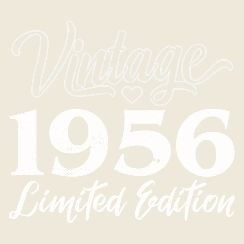 Vintage 1956 Limited Edition Jubiläumsgeschenk