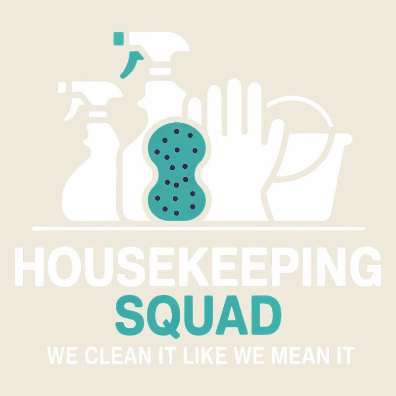 Lustiges Putzen Design