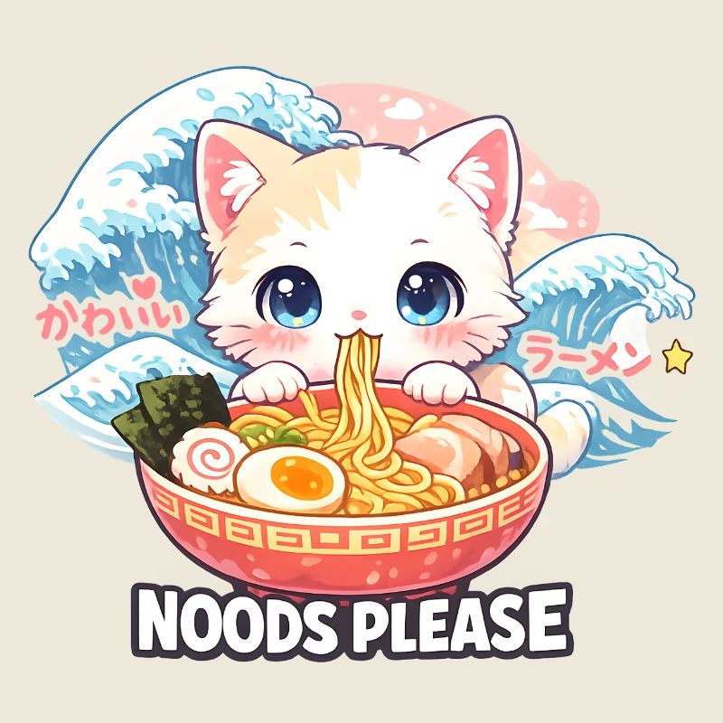 Kawaii Neko Ramen Cat Noodle Anime