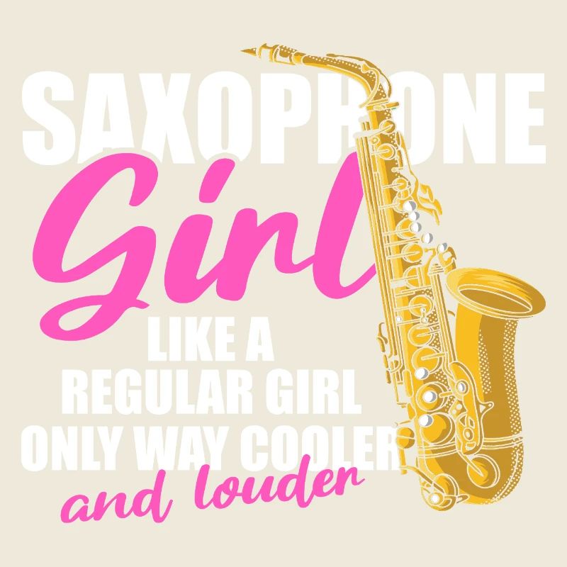 Fille saxophone Joueuse de saxophone