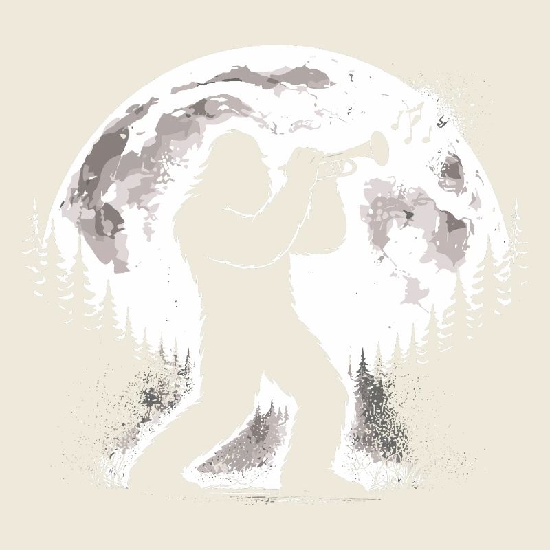 Bigfoot joue de la trompette